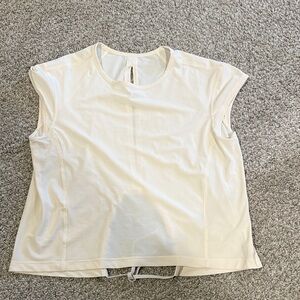 Lululemon Athletica Cream Muscle Tee
